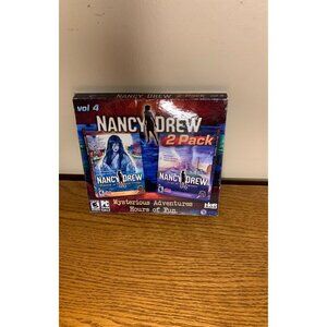 Nancy Drew TRAIL OF THE TWISTER + SHADOW AT THE WATER'S EDGE PC Game 2 PACK NEW